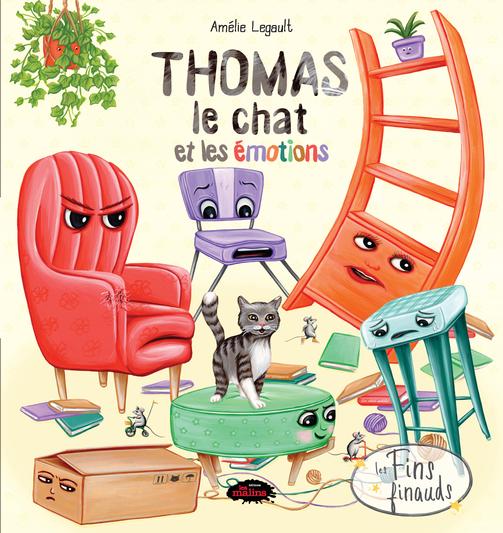 Thomas le chat et les émotions - Livres jeunesse québécois